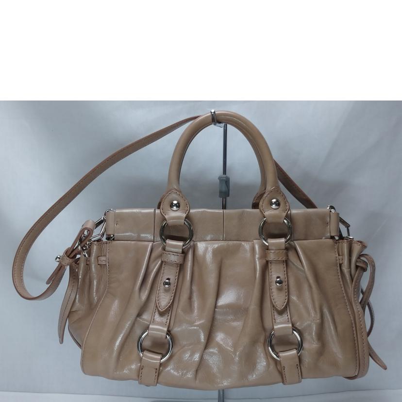 miumiu ミウミウ/2WAY　ショルダーハンドバッグ/RN0647//514**/ABランク/52