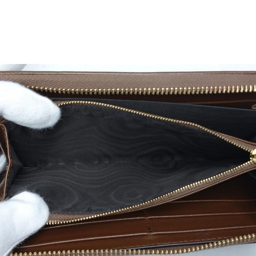 GUCCI グッチ/GGスプリーム　ホースビット　ラウンドファスナー長財布/621889//493***/Bランク/52