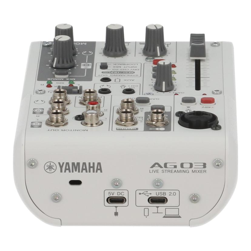 YAMAHA ヤマハ　/ウェブキャスティングミキサー/AG03MK2//21YGDN01129/Bランク/62
