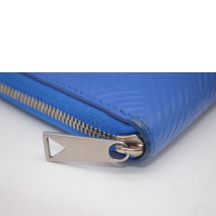 BOTTEGA　VENETA ボッテガ・ヴェネタ/デボスイントレチャートラウンドファスナー長財布/593217//PO1********/Bランク/89