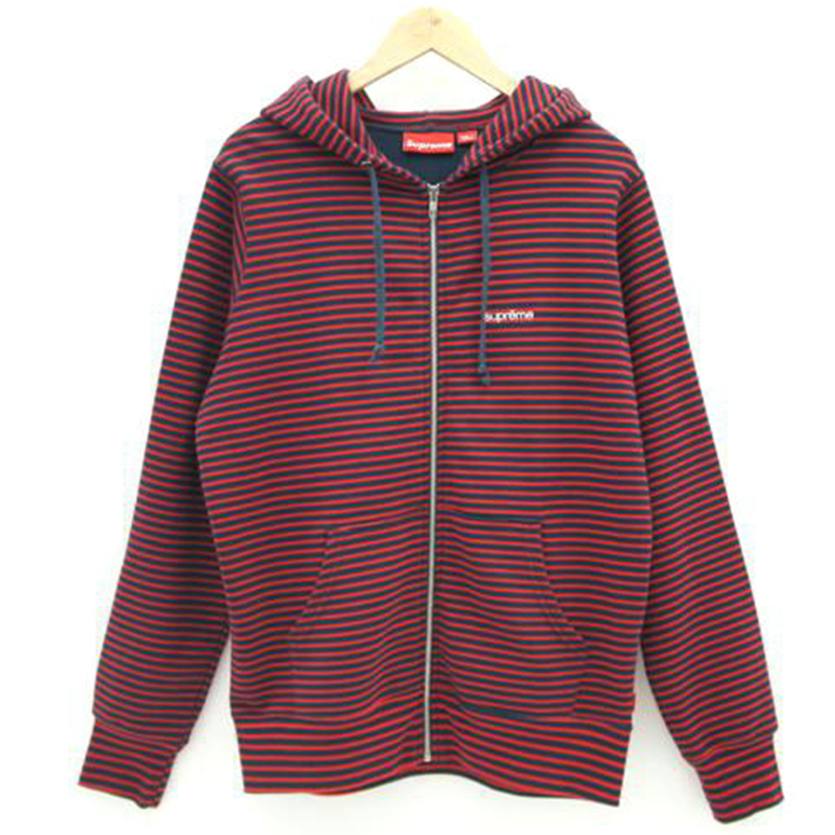 Supreme ｼｭﾌﾟﾘｰﾑ/Supreme　ボーダージップパーカ//Aランク/19