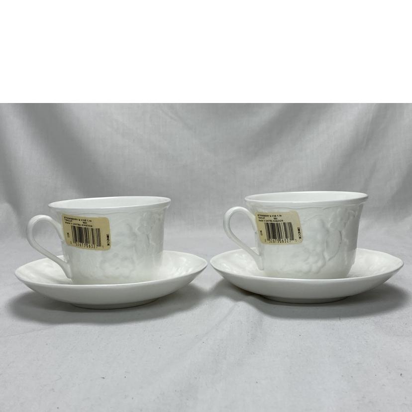 WEDGWOOD ウェッジウッド/ストロベリー＆バイン カップ＆ソーサー ペア//Aランク/52