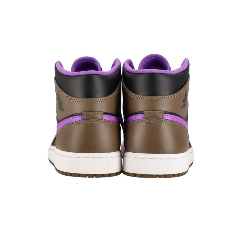 NIKE ナイキ/AIR　JORDAN　1　MID　茶×紫/DQ8426-215//ABランク/42
