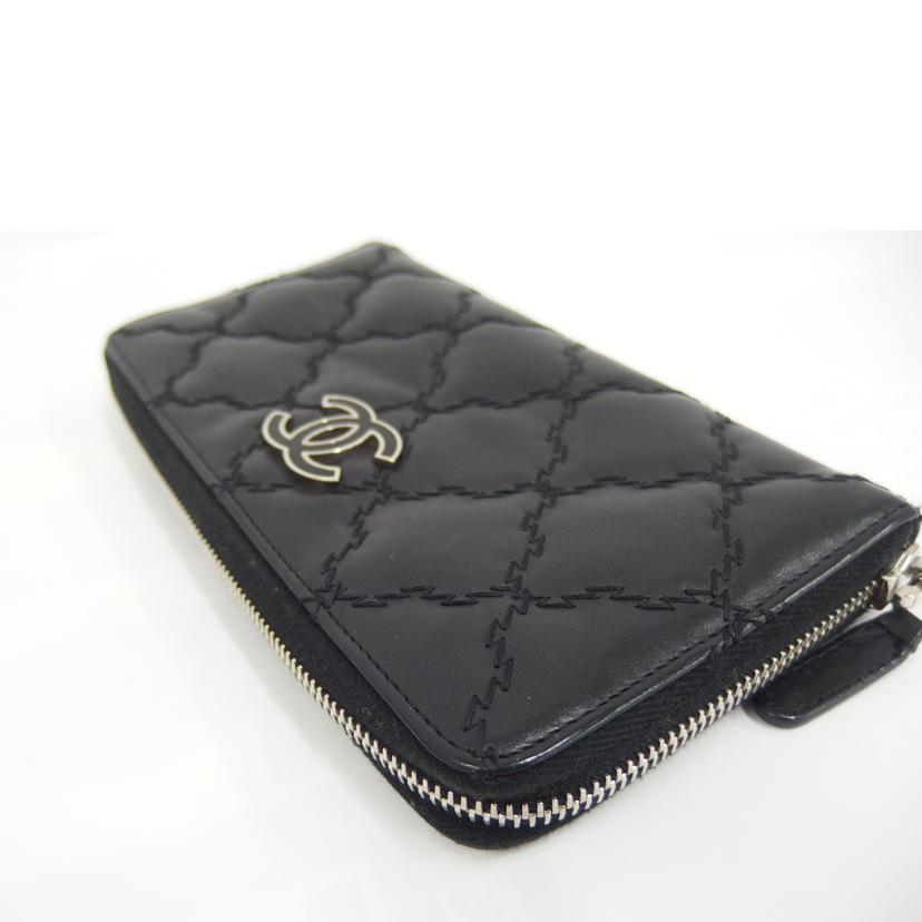 CHANEL シャネル/マトラッセキルティングラウンドウォレット//174*****/Bランク/82
