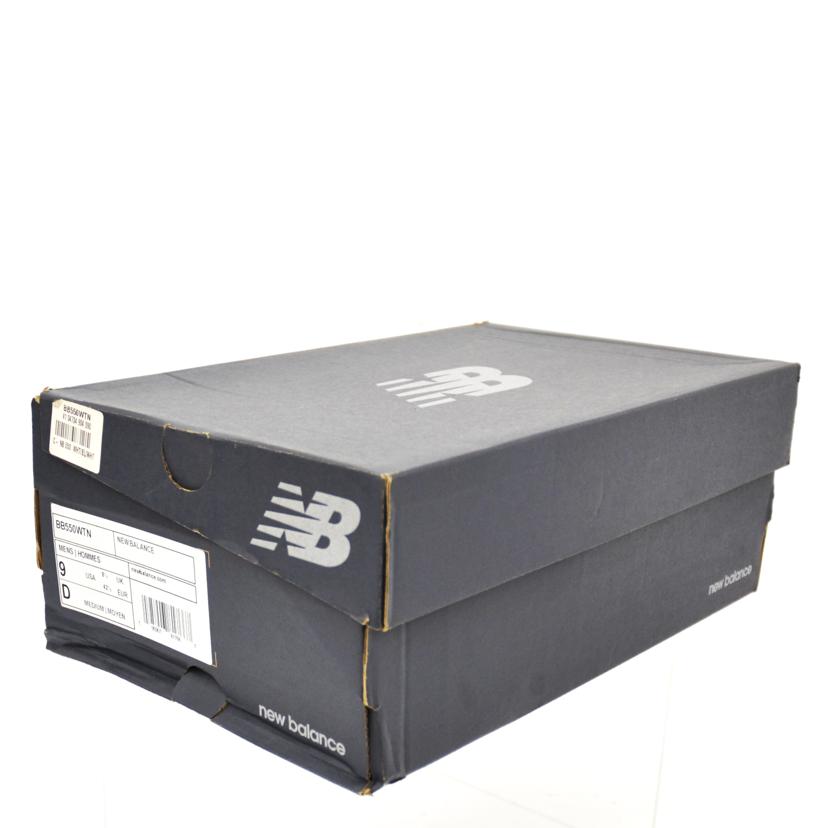 New　balance ニューバランス/NB　スニーカー　ホワイト×ブルー/BB550WTN//SAランク/75