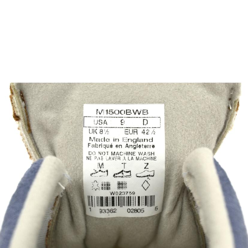 New　balance ニューバランス/NB　スニーカー　30周年ブラウンレザー　UK製/M1500BWB//SAランク/75