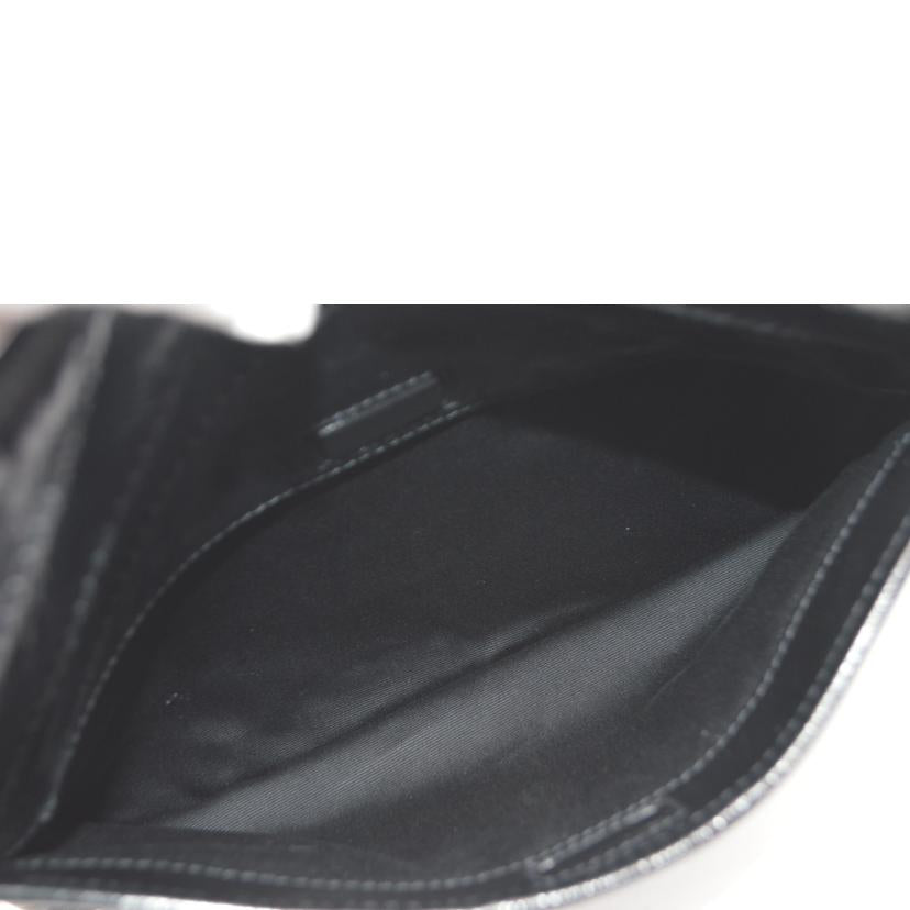 SAINT　LAURENT サンローラン/ニキミディアムチェーンレザーショルダー／ノワール/633158//032*/SAランク/89