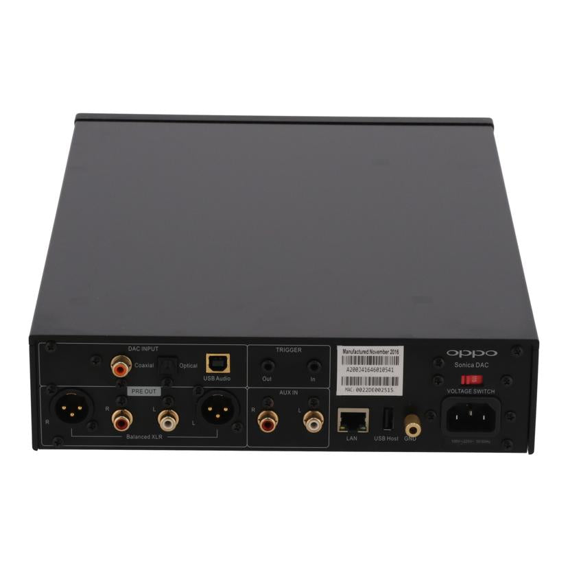 OPPO オッポ /D/Aコンバーター/SDAC-3 Sonica DAC//A200J41646010541/ABランク/82