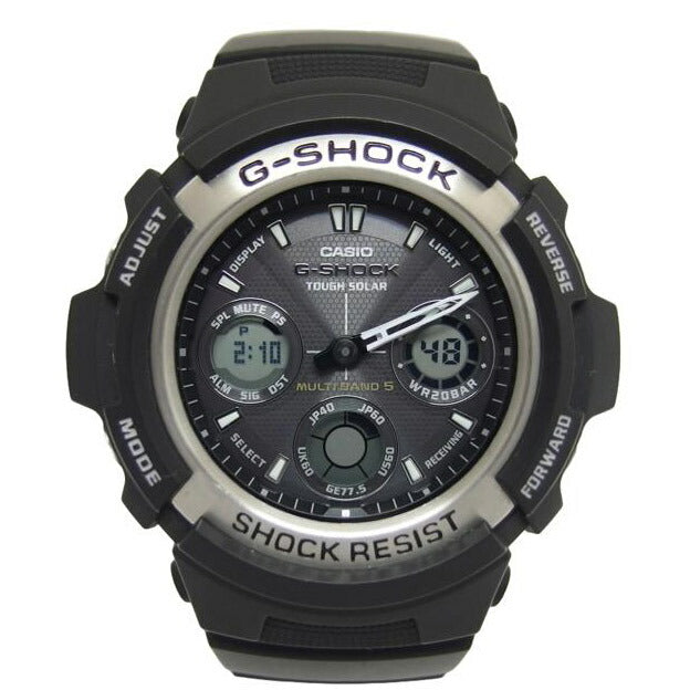 CASIO カシオ/G－SHOCKデジアナウォッチ／電波ソーラー/AWG-100//ABランク/04