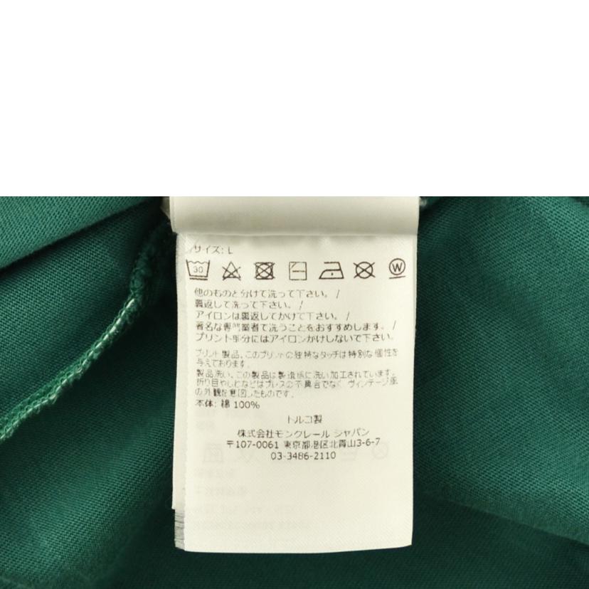 MONCLER モンクレール/両面プリントロゴTシャツ（グリーン）//ABランク/75