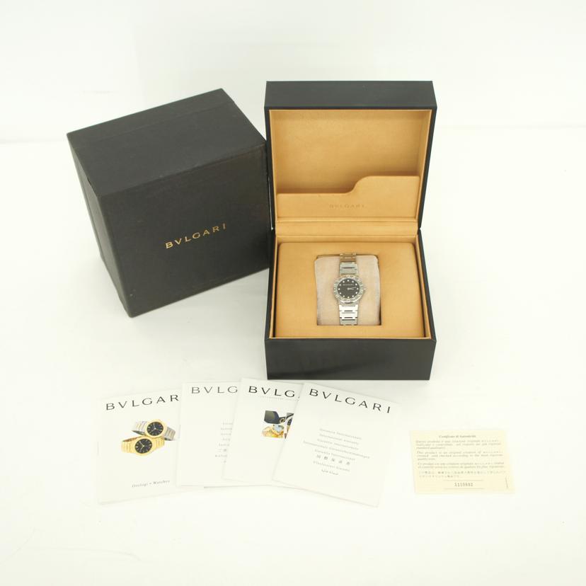 BVLGARI ブルガリ/ブルガリブルガリ／12Pダイヤクオーツ/BB26SS//D37****/Aランク/91