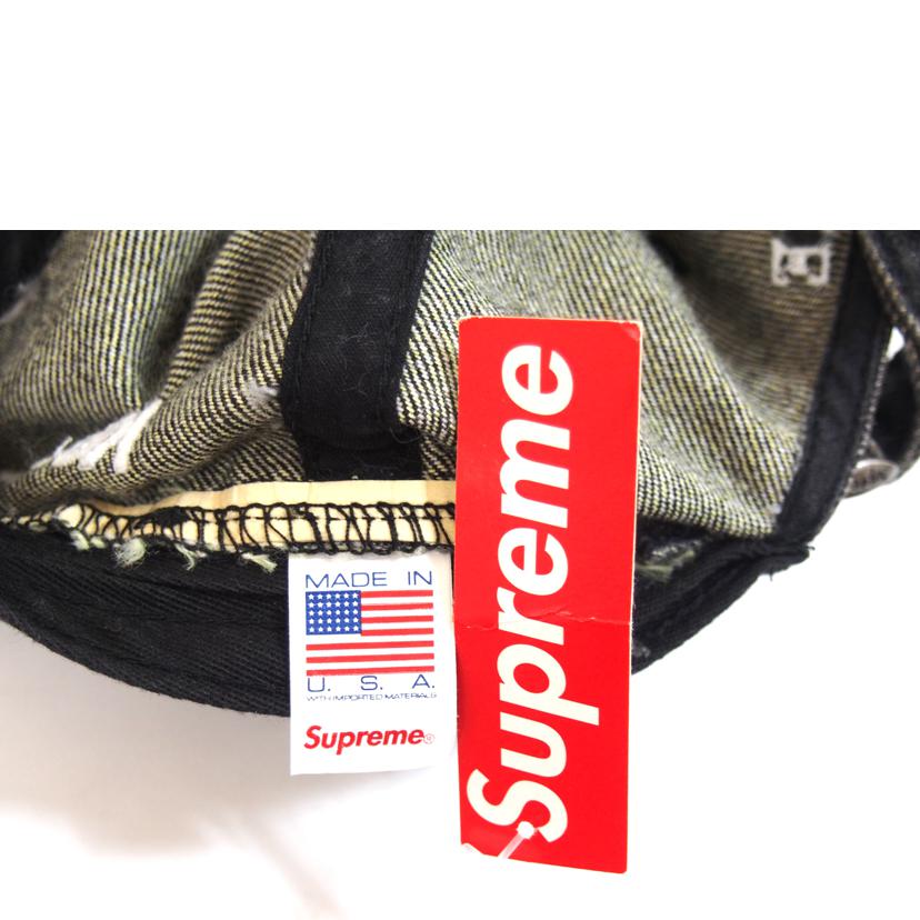 Supreme シュプリーム/KavlarデニムSロゴ6パネルキャップ//Sランク/71