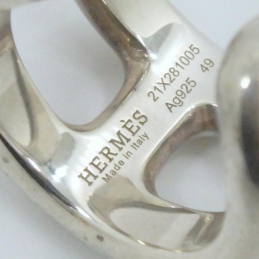 HERMES エルメス/オズモズPMリング／925／サイズ49／約9号//21X******/ABランク/77