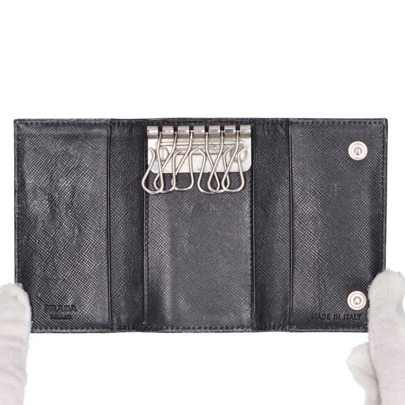 PRADA プラダ/ナイロンレザー6連キーケース//67/Bランク/94