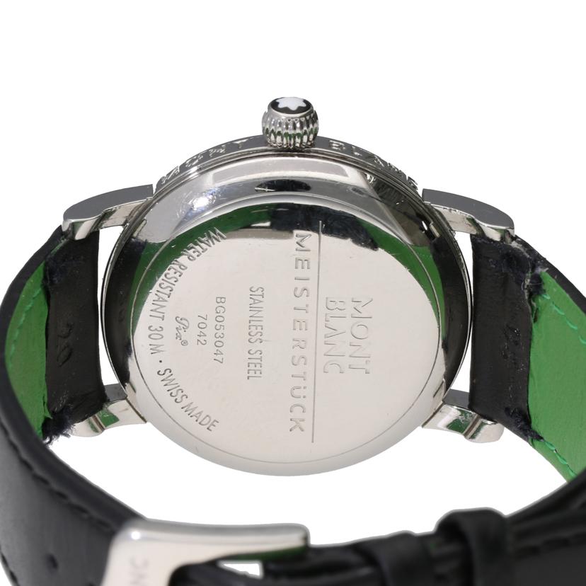 ＭＯＮＴＢＬＡＮＣ ﾓﾝﾌﾞﾗﾝ/マイスターシュテュック　デイト　クォーツ/7042//BG0*****/ABランク/93