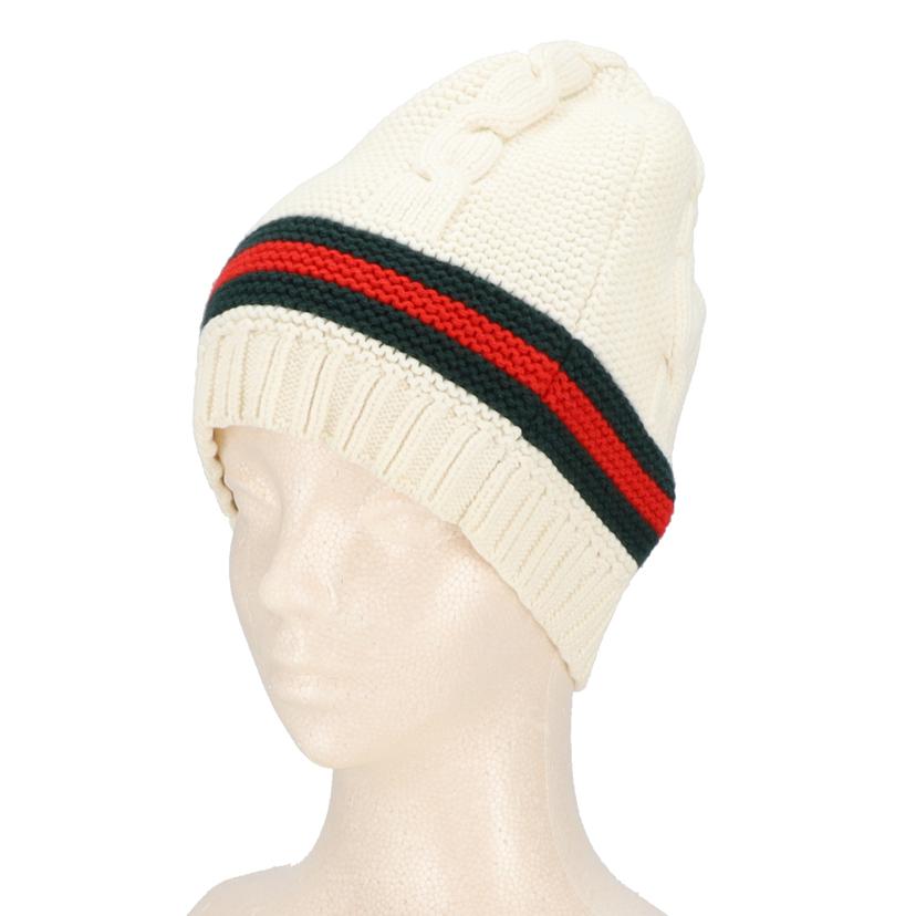 GUCCI グッチ/シェリーライン／ケーブルニットキャップ/506755//ｻｲｽﾞ:M/Aランク/91