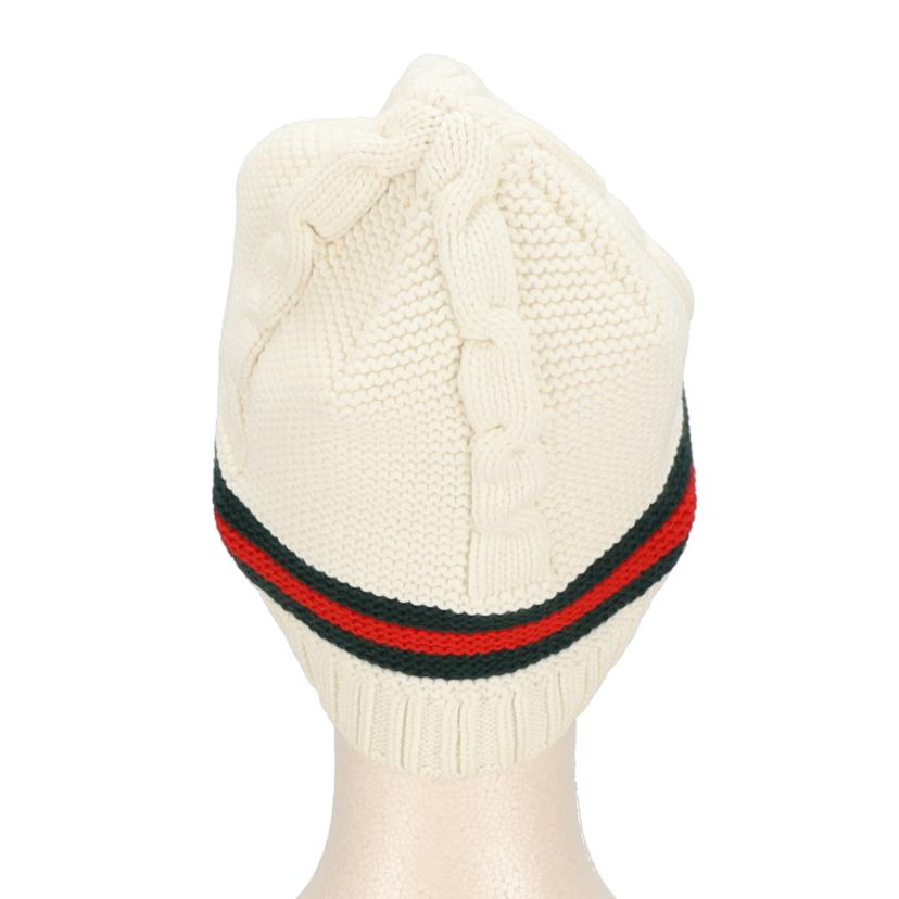 GUCCI グッチ/シェリーライン／ケーブルニットキャップ/506755//ｻｲｽﾞ:M/Aランク/91