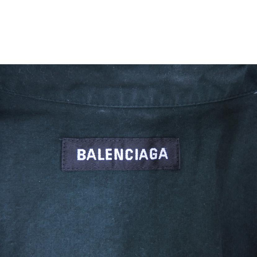 BALENCIAGA ﾊﾞﾚﾝｼｱｶﾞ/BALENCIAGAバックロゴオーバーサイズシャツ/556878TEM09//ABランク/82