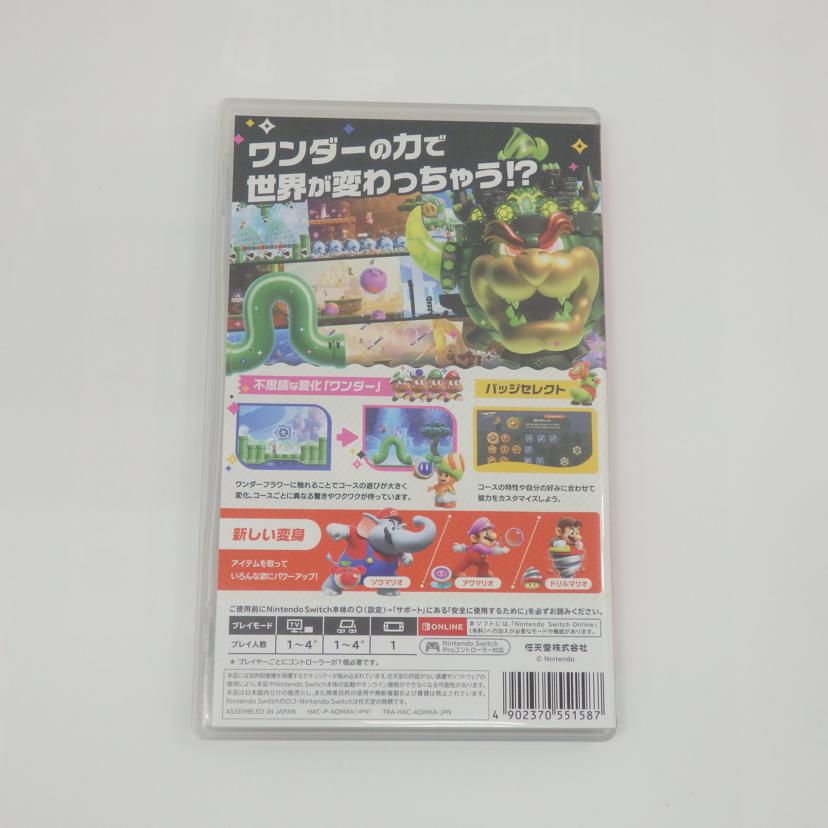 NINTENDO/switch／スーパーマリオブラザーズ・ワンダー//Aランク/77