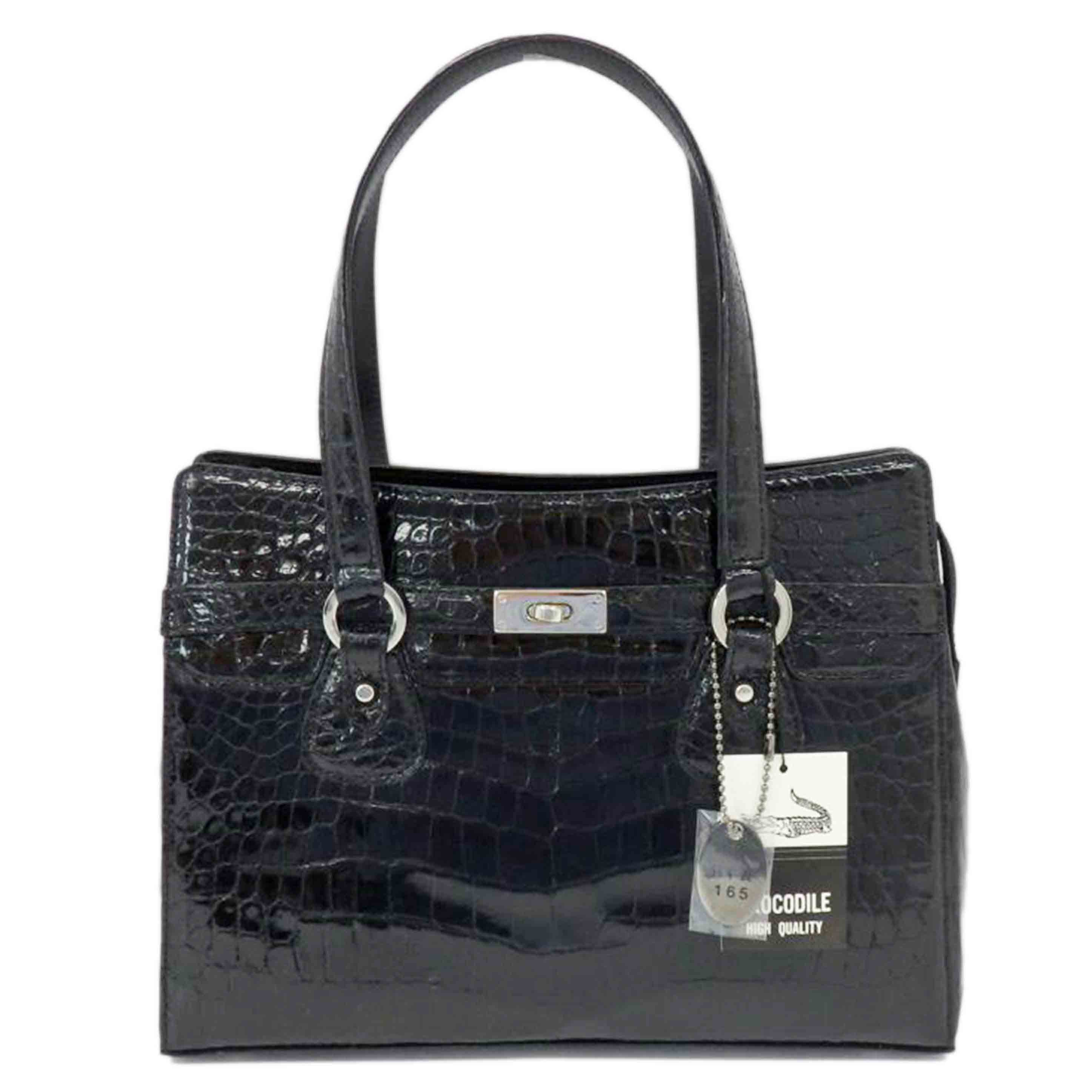sanpo/クロコダイルハンドバッグ／JRA//Aランク/77