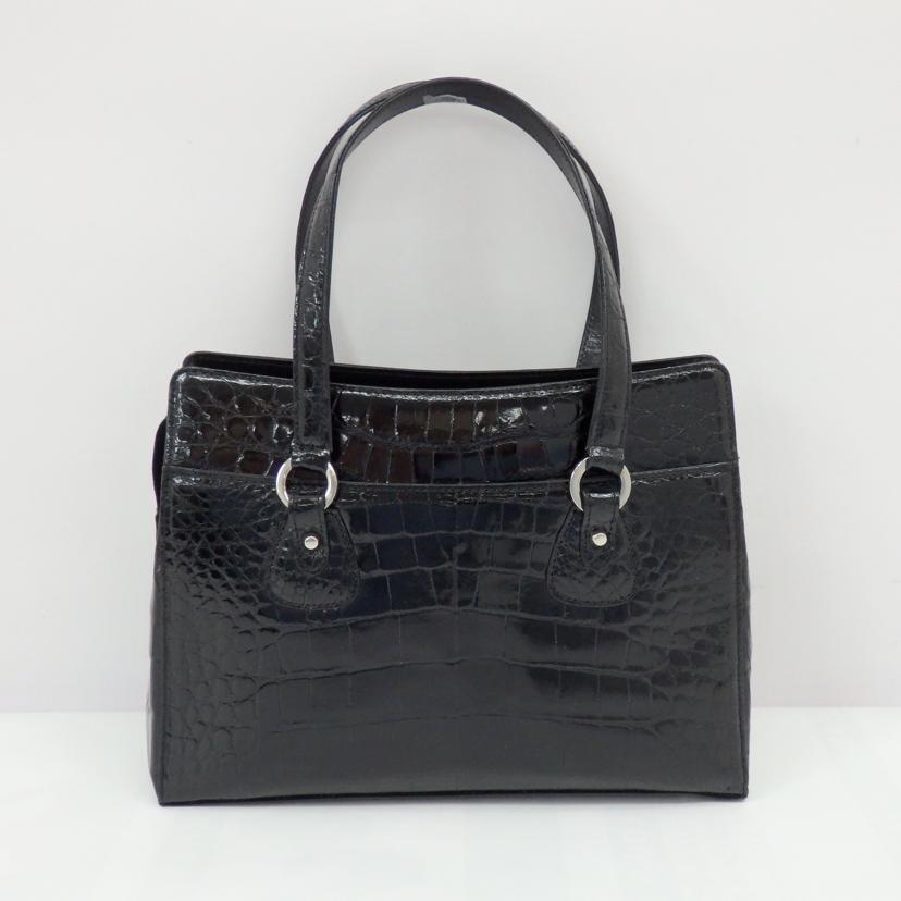sanpo/クロコダイルハンドバッグ／JRA//Aランク/77