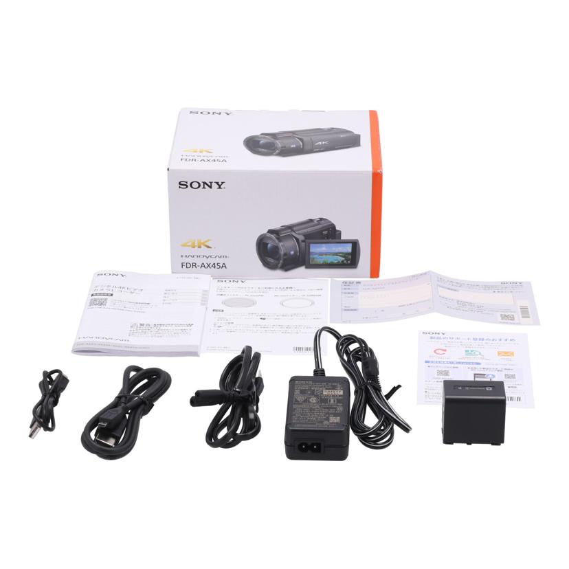 SONY　 ソニー　/4Kビデオカメラ／Handycam/FDR-AX45A//3059393/ABランク/22