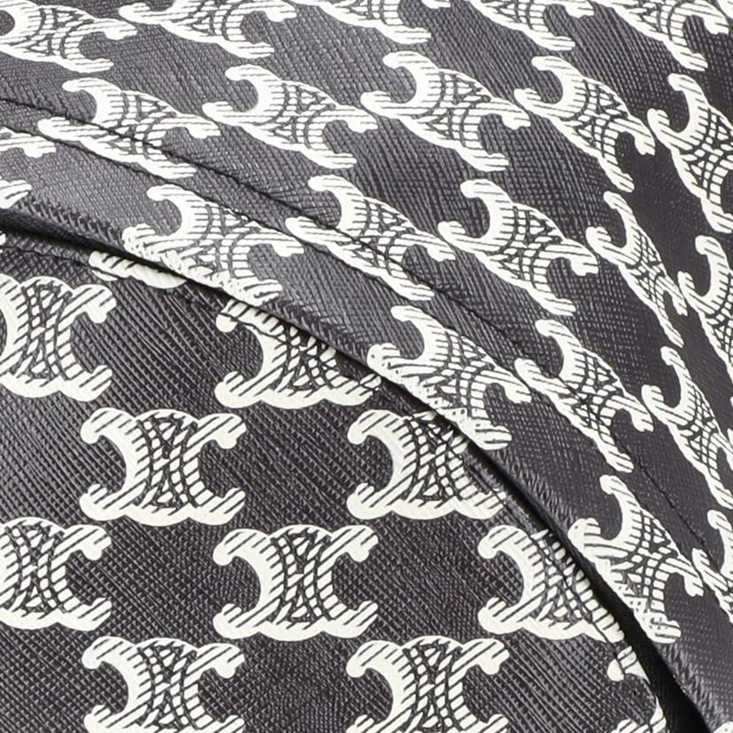 CELINE セリーヌ/ミディアムトリヨンフバックパック／ブラック×ホワイト/188382FSZ38AW//S-M******/Aランク/77