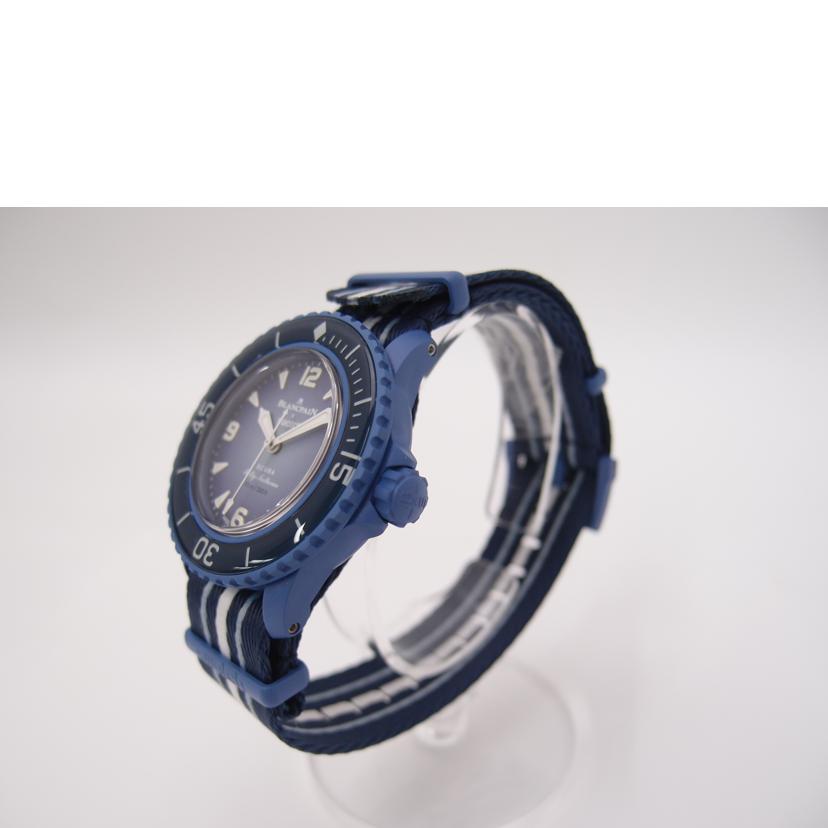 BLANCPAIN×swatch ブランパン×スウォッチ/スキューバ・フィフティファゾムス／アトランティックオーシャン／自動巻き/SO35A100//SAランク/69