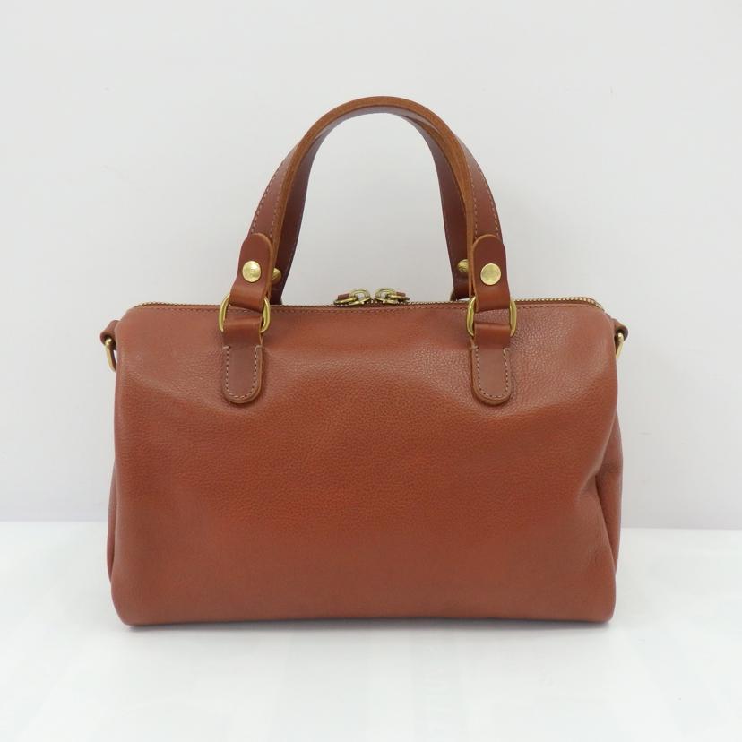 IL　BISONTE イルビゾンテ/レザー2wayミニボストン//Aランク/77