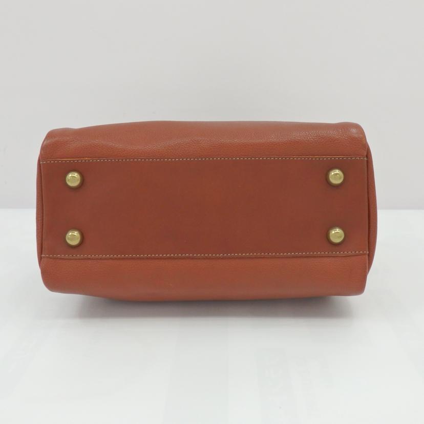 IL　BISONTE イルビゾンテ/レザー2wayミニボストン//Aランク/77