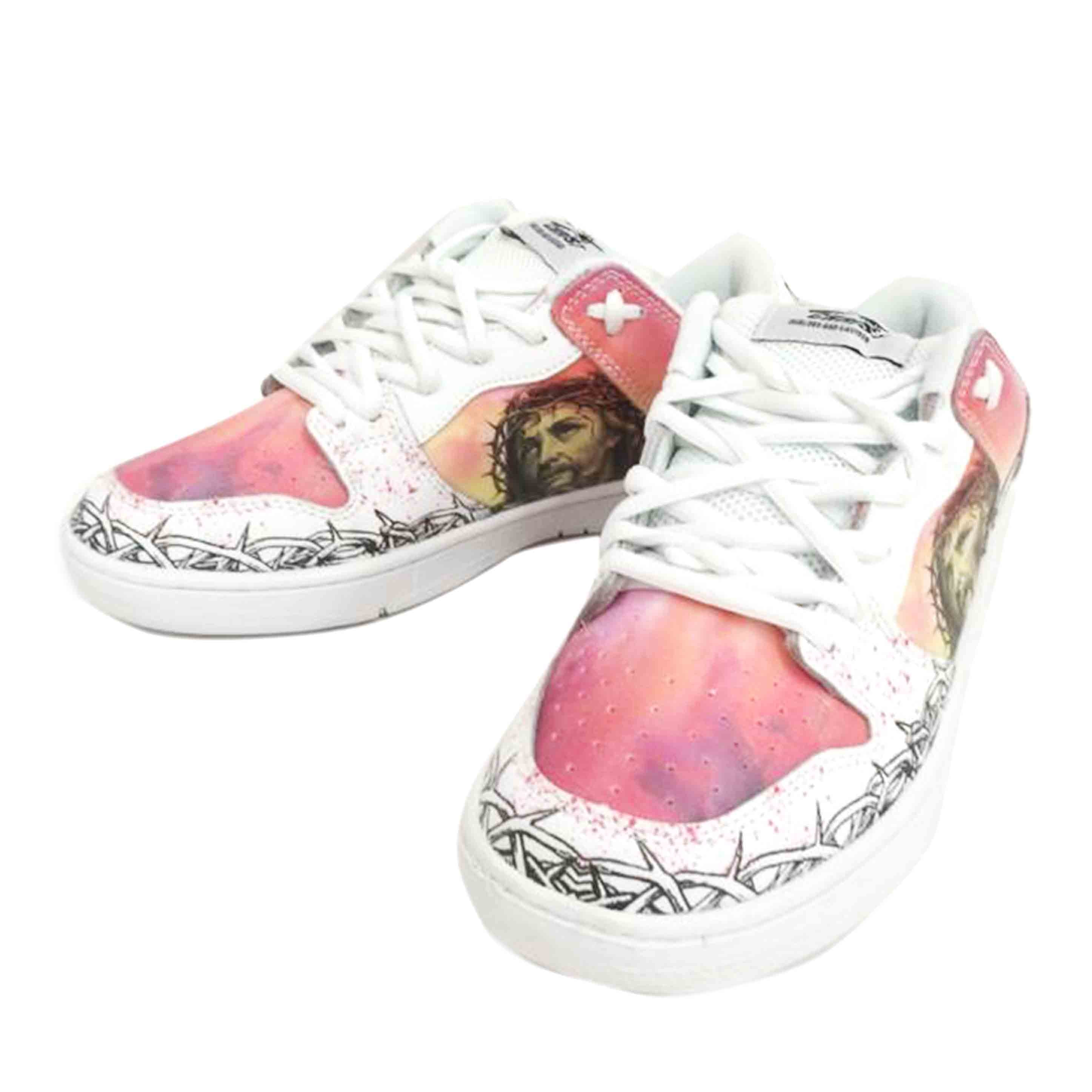 Kito Wares キト・ウェアーズ/Kito Wares Passion of Christ Low スニーカー/ホワイト・ピンク//ABランク/82