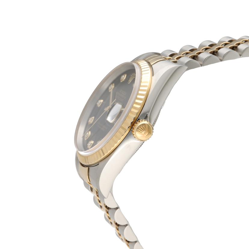 ROLEX ロレックス/DATE JUST/D10P/黒文字盤/16233G//W66****/ABランク/85