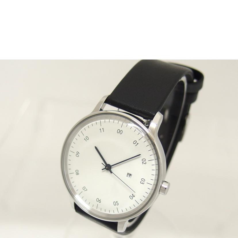 sazare サザレ/SK01／シープスキンレザー／ホワイト文字盤デイトウォッチ／クォーツ/01.01.00//FB2*********/ABランク/04