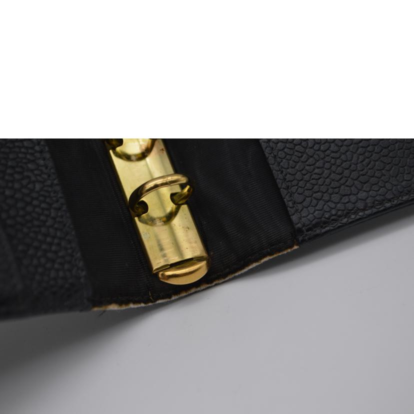 CHANEL シャネル/キャビアスキンココマークレザーアジェンダ/A13505//502****/Bランク/89