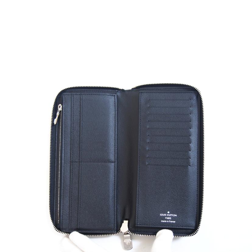 LOUIS VUITTON ルイヴィトン/ジッピー・ウォレット／ヴェルティカル／タイガ／ノワール/M30503//RFI*/Aランク/71