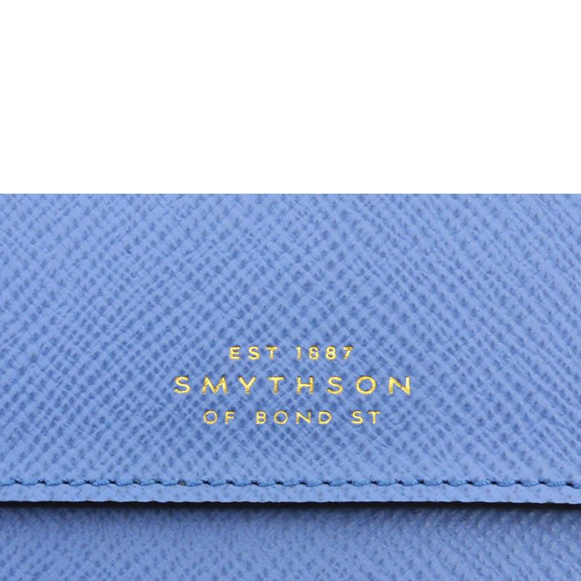 SMYTHSON SMYTHSON/二つ折り財布／ブルー//Sランク/75