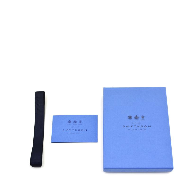 SMYTHSON SMYTHSON/二つ折り財布／ブルー//Sランク/75