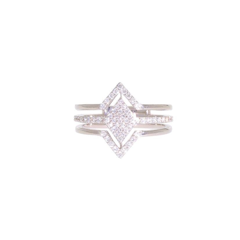 K18WG STAR JEWELRY/k18　スタージュエリー　0．25ct　リング＃13　/5.6g//0.25ct/Bランク/67