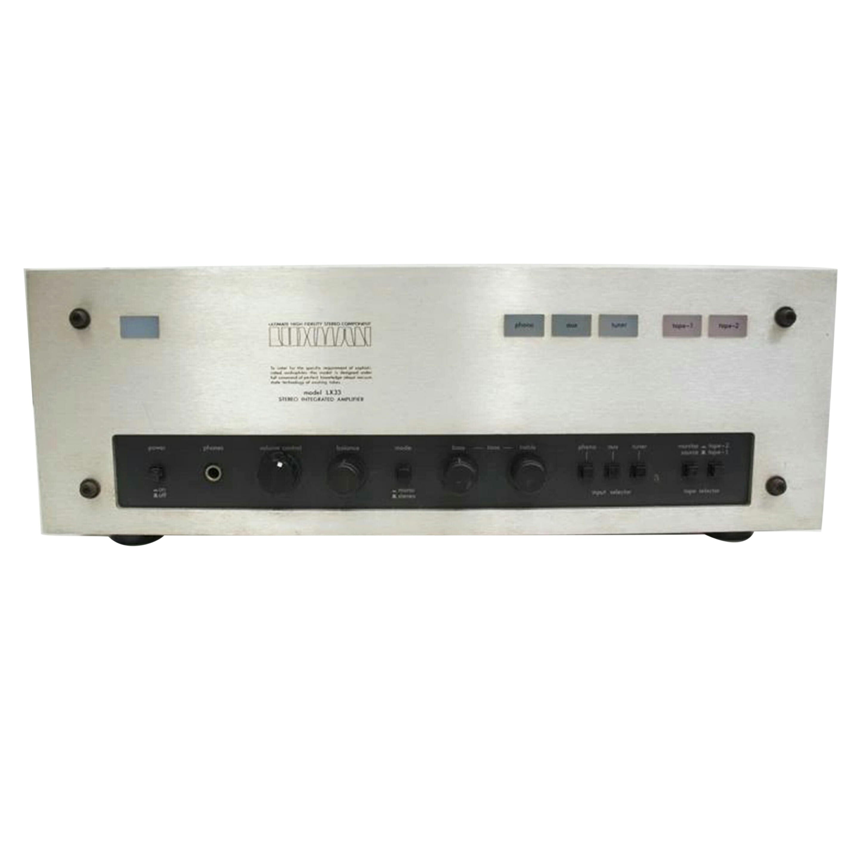 LUXMAN ラックスマン/真空管プリメインアンプ/LX33//D1102528/BCランク/05