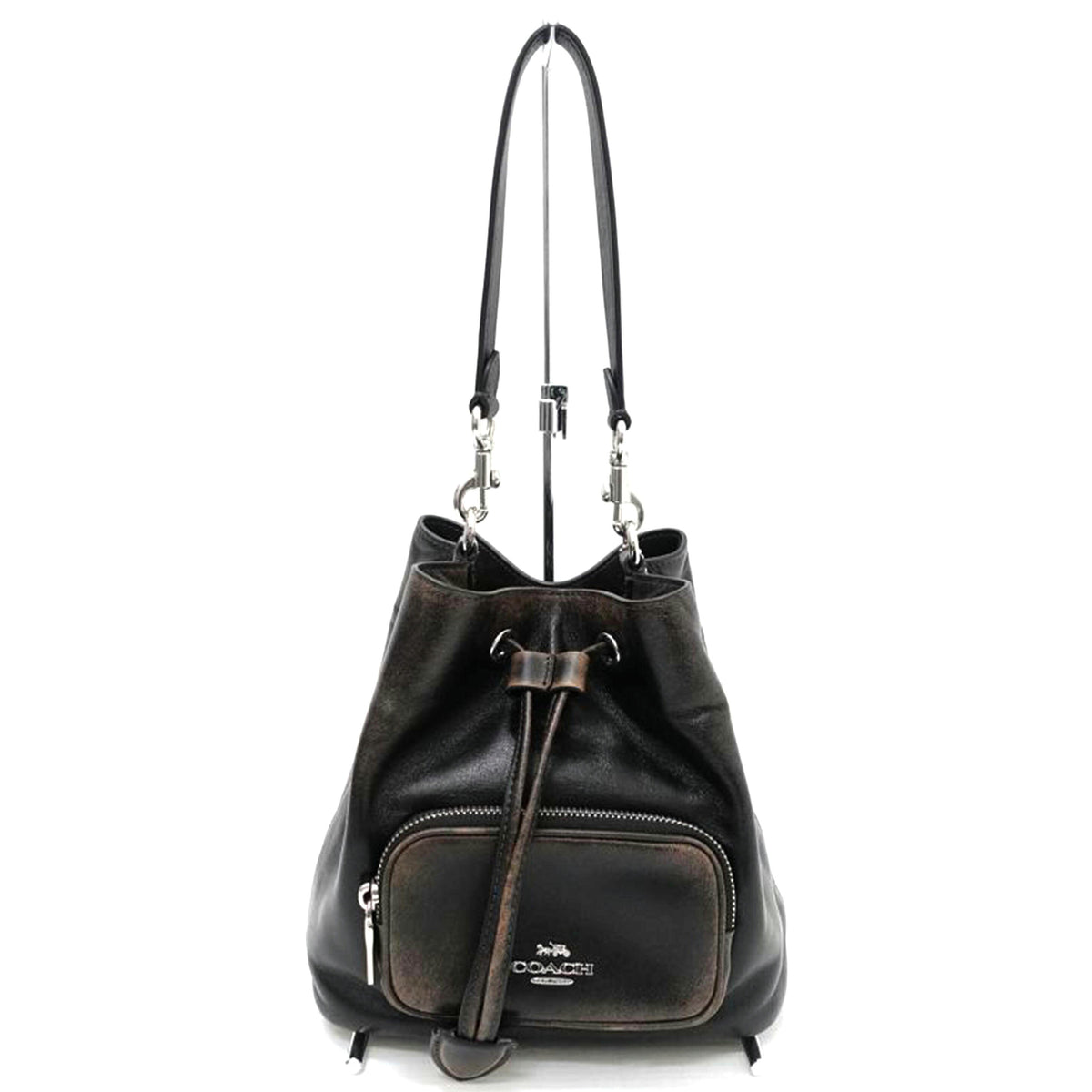 COACH コーチ/ローアンバケットバッグポケットラブドレザー/CES94//E26**/Aランク/88