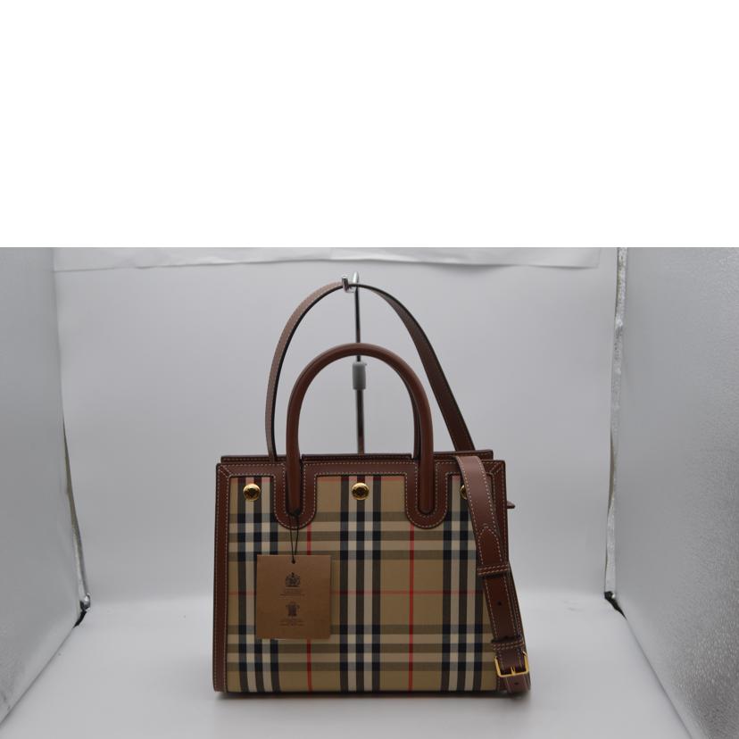 BURBERRY　 バーバリー/ヴィンテージチェックタイトルミニ2wayレザーハンド/8025267//SAランク/89
