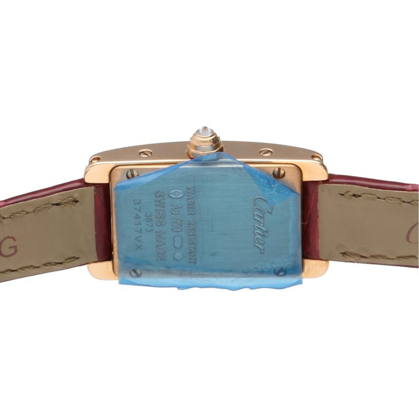 Cartier カルティエ/タンクアメリカン／750ケース／ベゼルダイヤ/WJTA0026//374****/Aランク/91