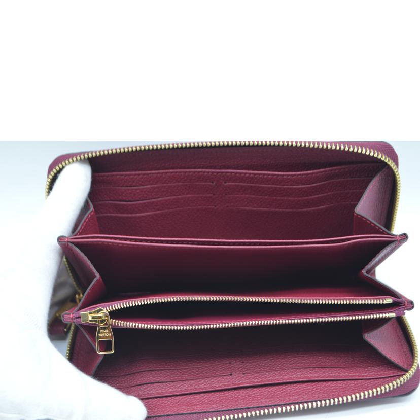LOUIS VUITTON ルイヴィトン/ジッピーウォレット／モノグラム・アンプラント／レザン/M62214//SP4***/SAランク/89