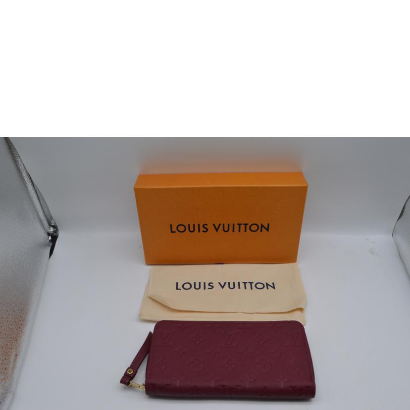 LOUIS VUITTON ルイヴィトン/ジッピーウォレット／モノグラム・アンプラント／レザン/M62214//SP4***/SAランク/89