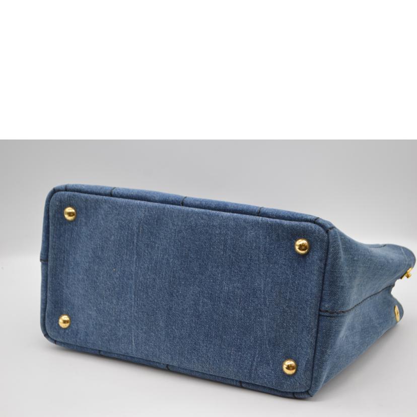 PRADA プラダ/カナパミニ／デニムファブリック／ネイビーブルー/1BG439//204/SAランク/89