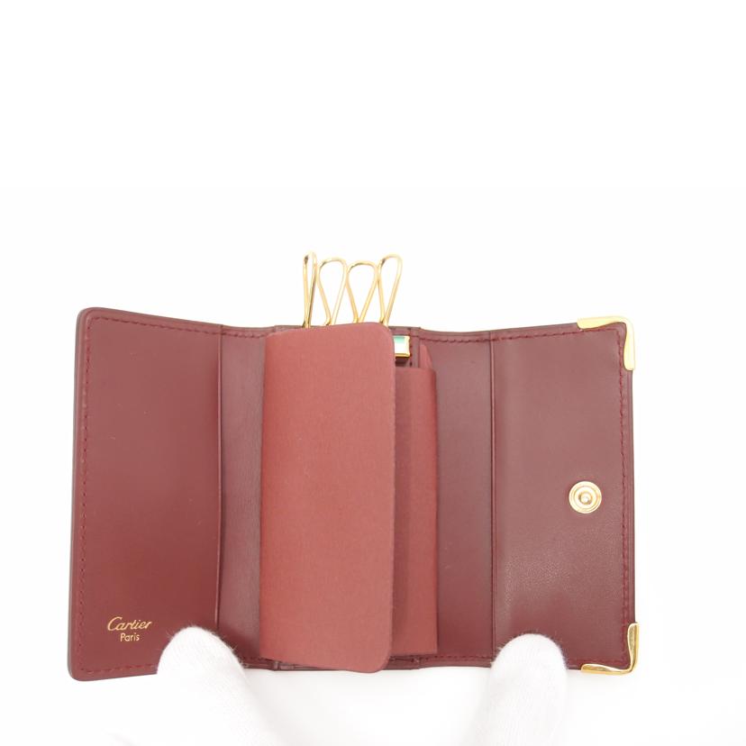 Cartier カルティエ/4連キーケース／ボルドー//SAランク/69