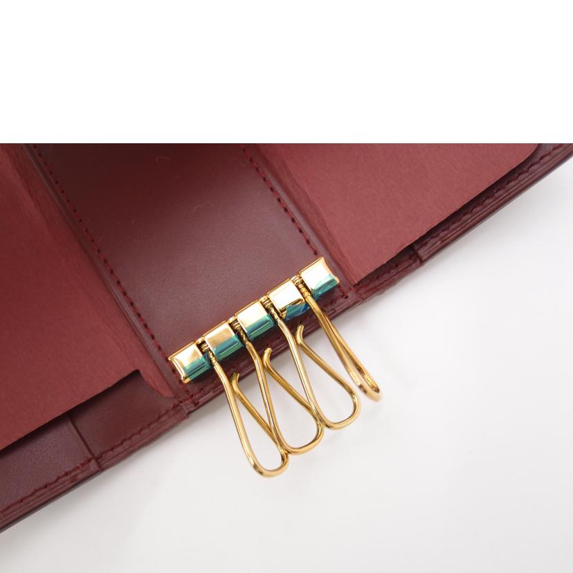 Cartier カルティエ/4連キーケース／ボルドー//SAランク/69