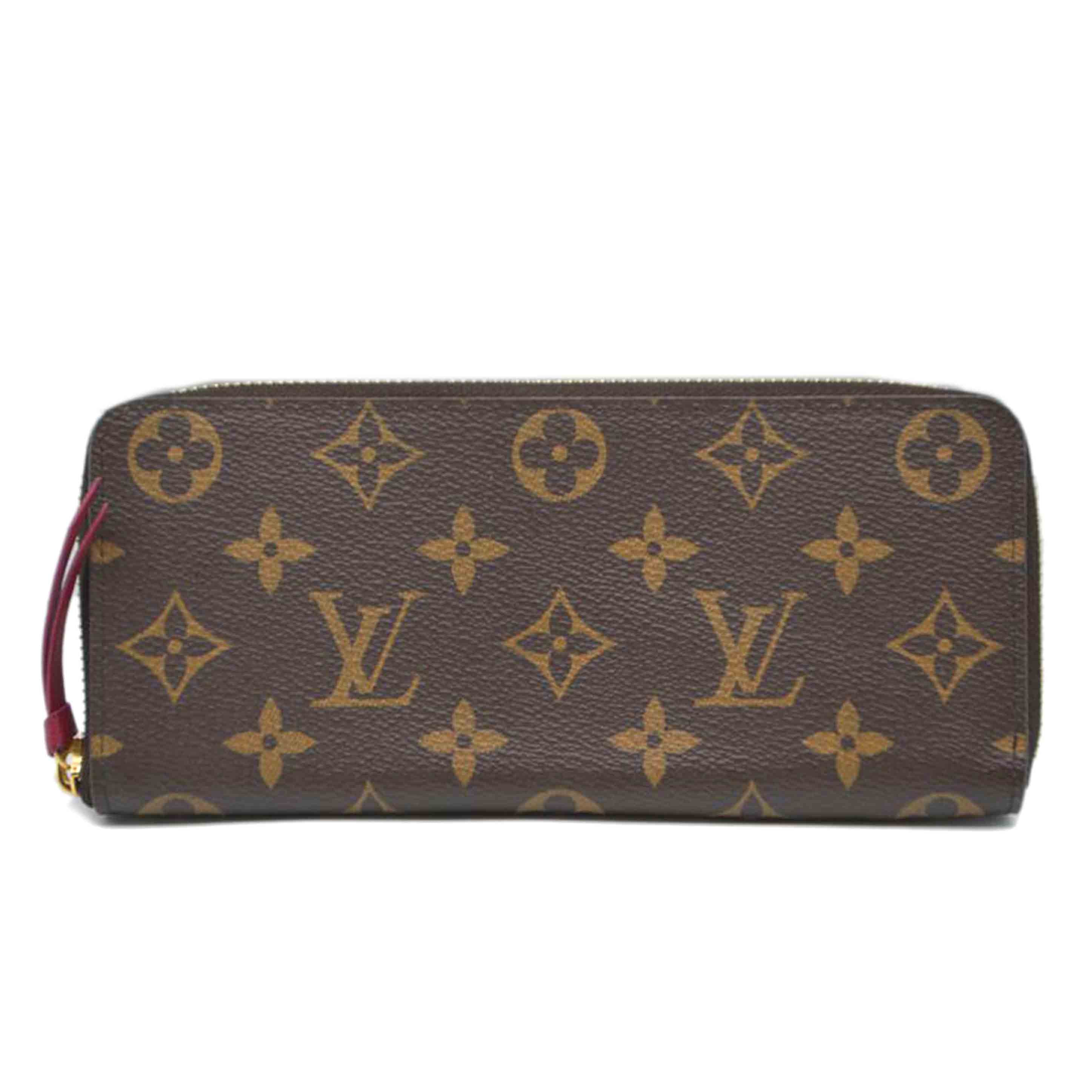 LOUIS VUITTON ルイヴィトン/ポルトフォイユ・クレマンス／モノグラム／フューシャ/M60742//RFI****/Aランク/89