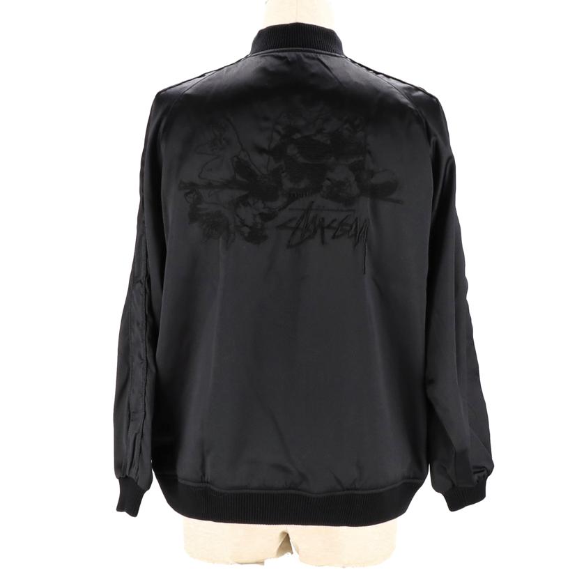 STUSSY ステューシー/STUSSY　オールド　スカジャン　スカル　BK//Aランク/78