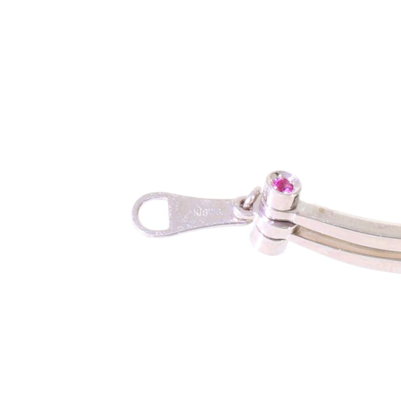 /◎K18WGルビーダイヤブレスレット　0．10／D0．24ct//Aランク/59